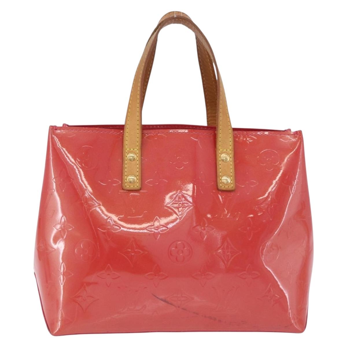 LOUIS VUITTON Monogram Vernis Reade PM Hand Bag Fran Boise M9132F Auth BA15385