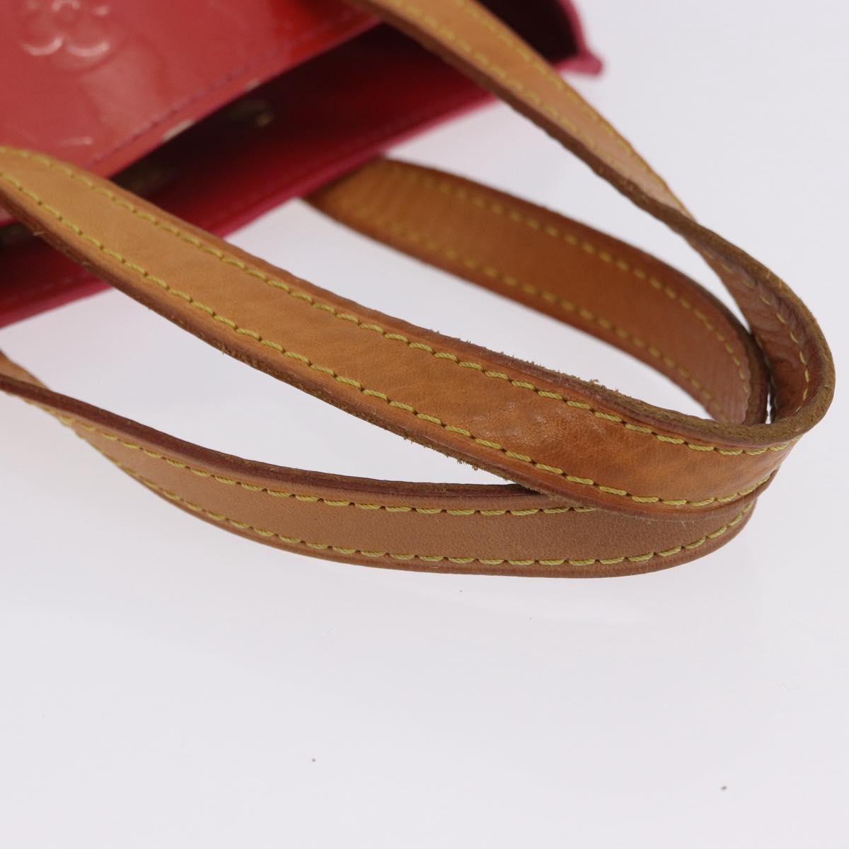LOUIS VUITTON Monogram Vernis Reade PM Hand Bag Fran Boise M9132F Auth BA15385