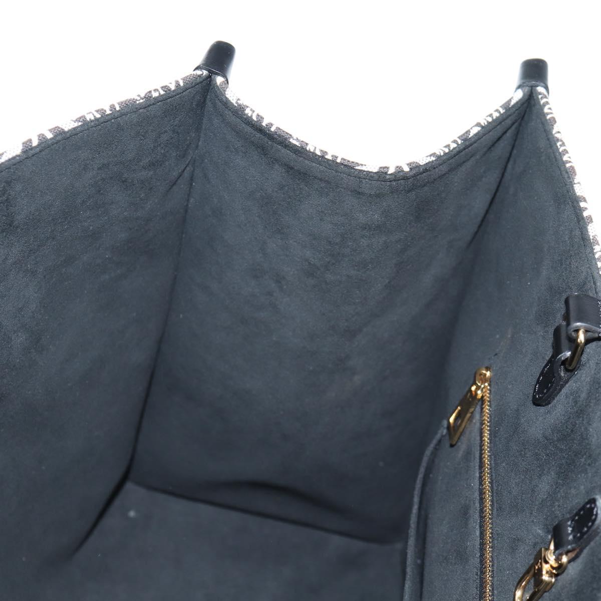 LOUIS VUITTON Monogram Jaguar On The Go GM Tote Bag Black M57207 Auth BA1538SAM
