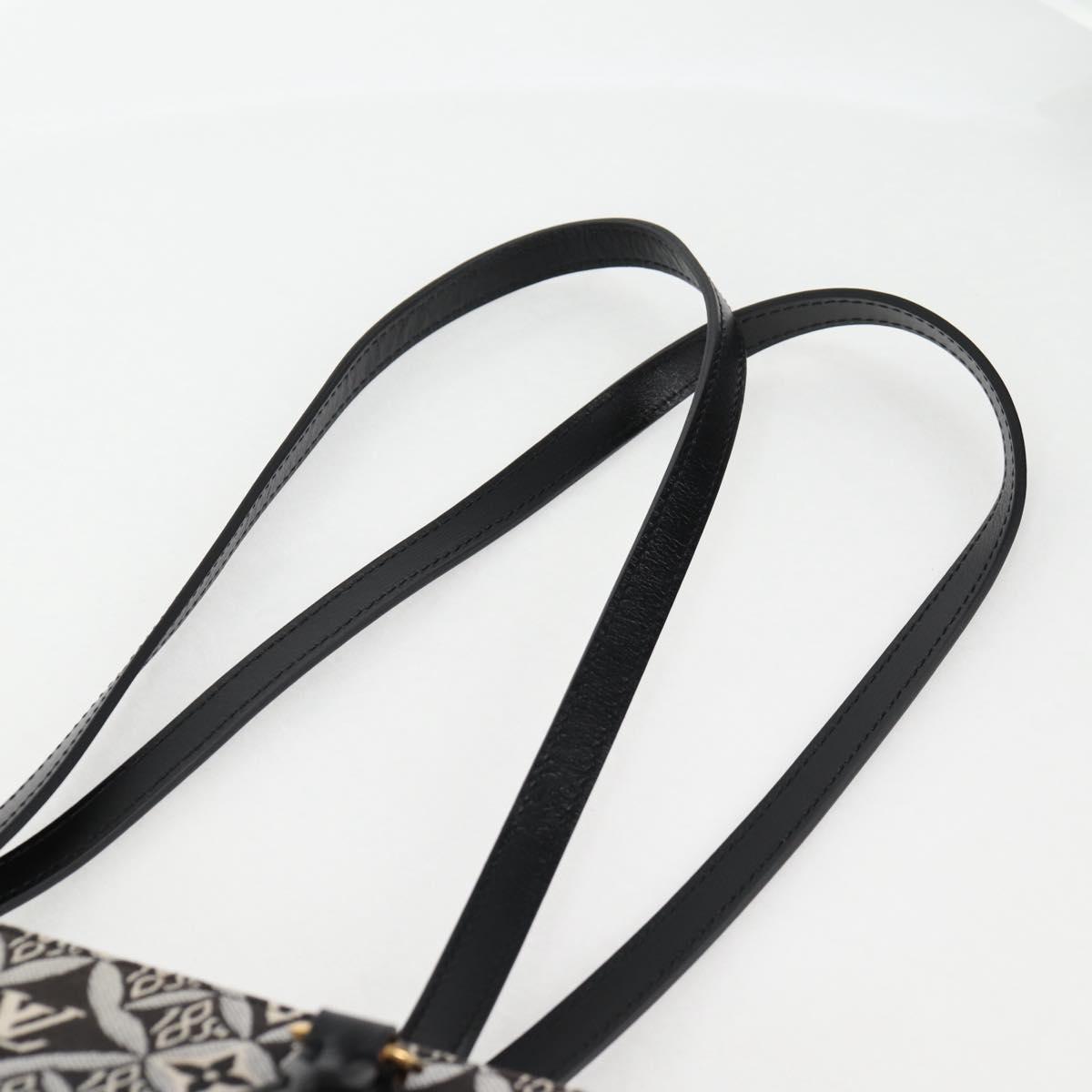 LOUIS VUITTON Monogram Jaguar On The Go GM Tote Bag Black M57207 Auth BA1538SAM