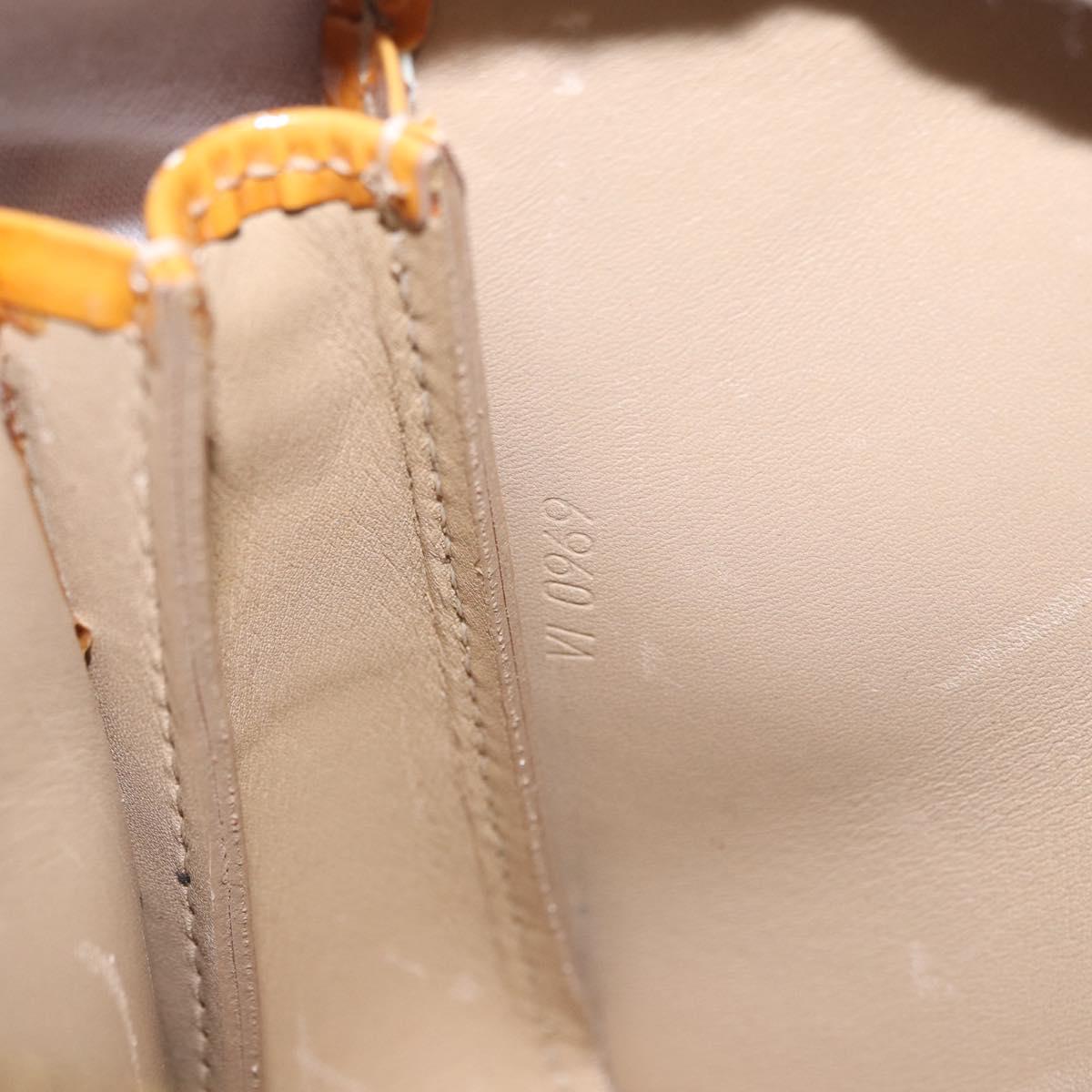 LOUIS VUITTON Monogram Vernis Lexington Pouch Beige M91010 LV Auth BA15398