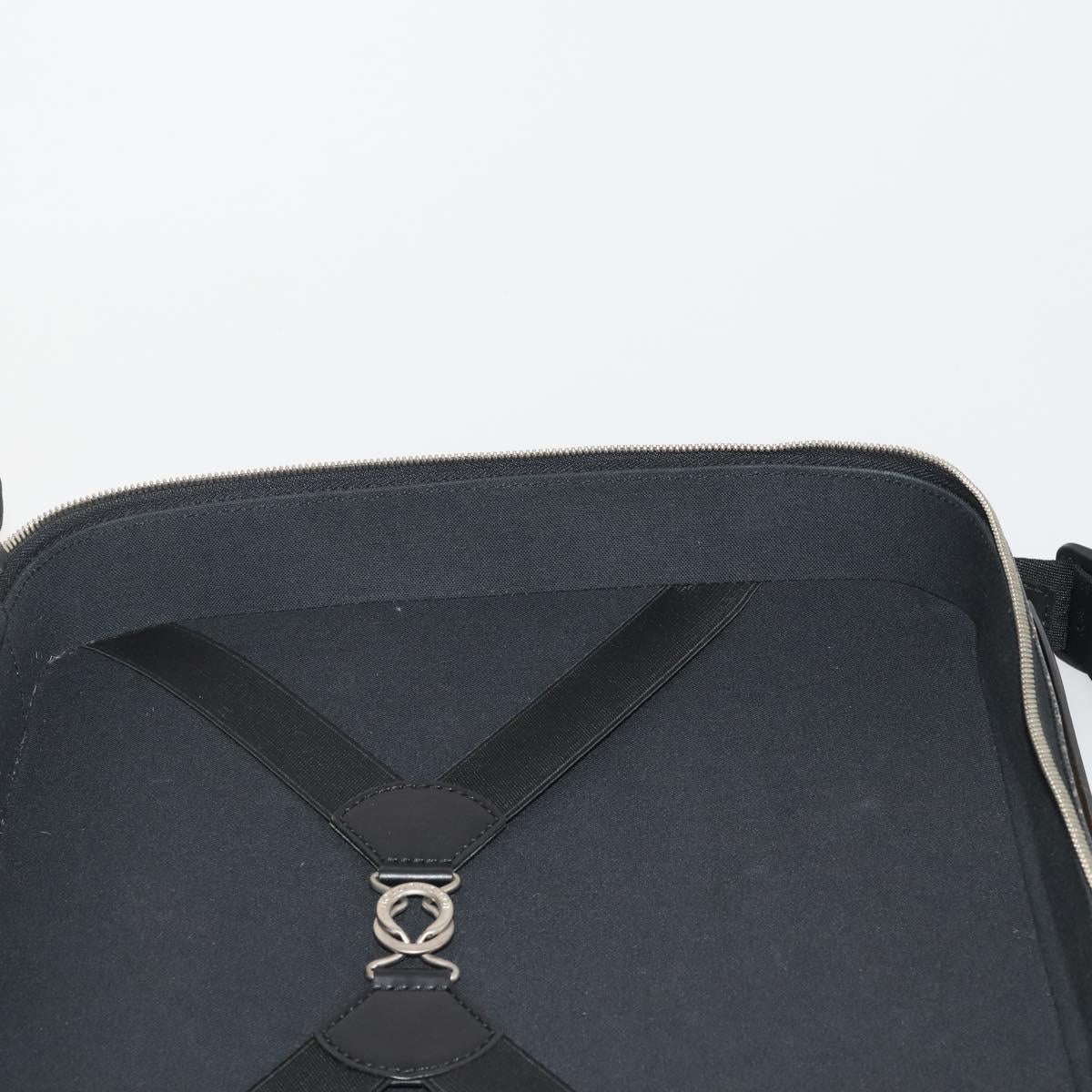 LOUIS VUITTON Taiga Tula Shoulder Bag Black M30762 LV Auth BA15403