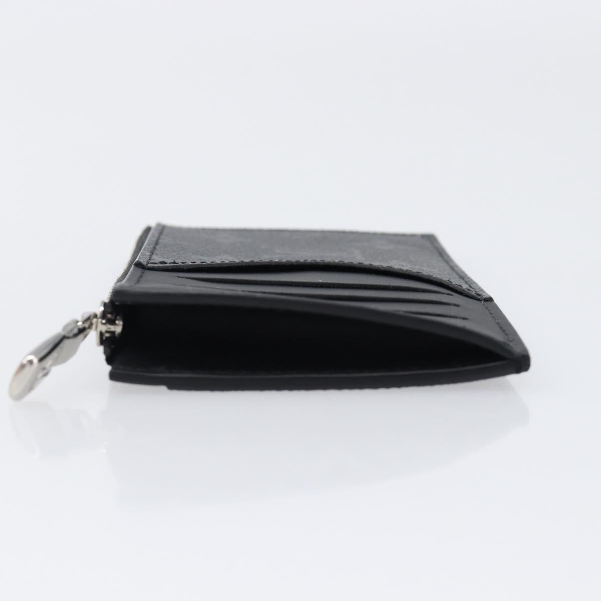 LOUIS VUITTON Monogram Eclipse Coin Card Holder M29656 LV Auth BA15412M