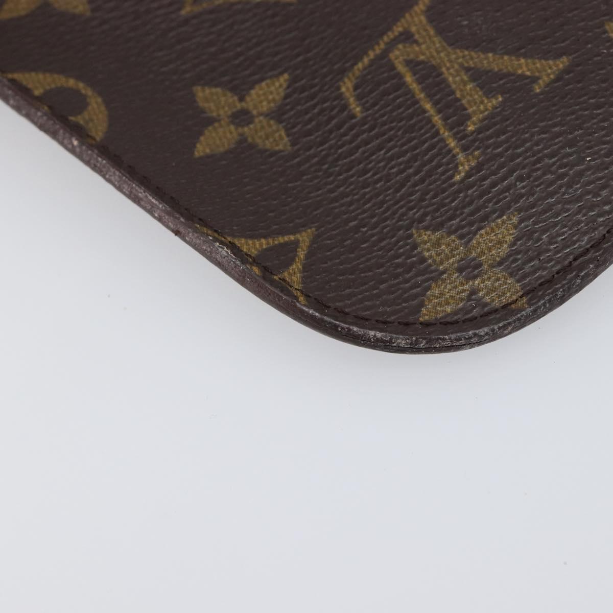 LOUIS VUITTON Monogram Etui a Lunettes Rabat Glasses Case M62970 LV Auth BA15413