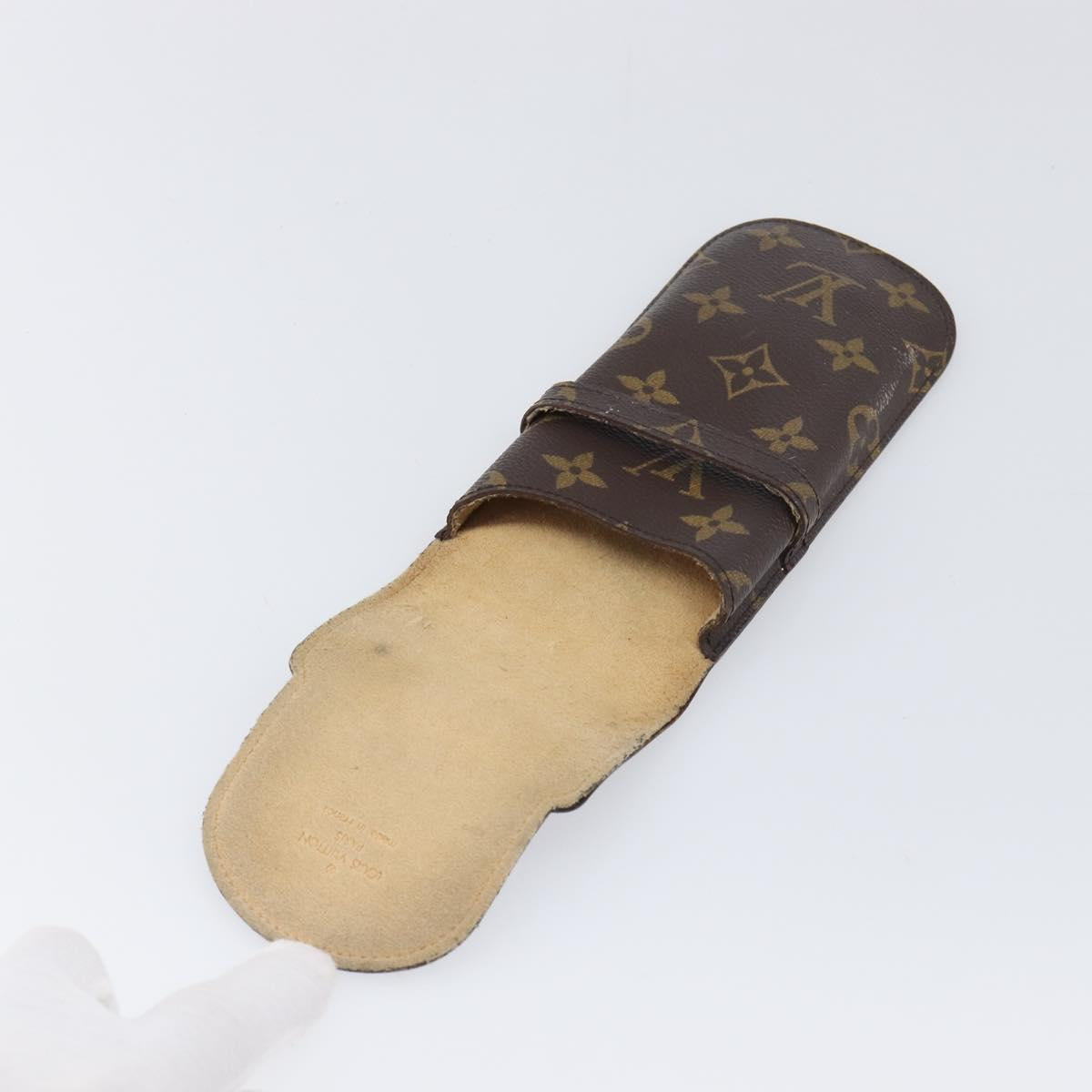 LOUIS VUITTON Monogram Etui a Lunettes Rabat Glasses Case M62970 LV Auth BA15413