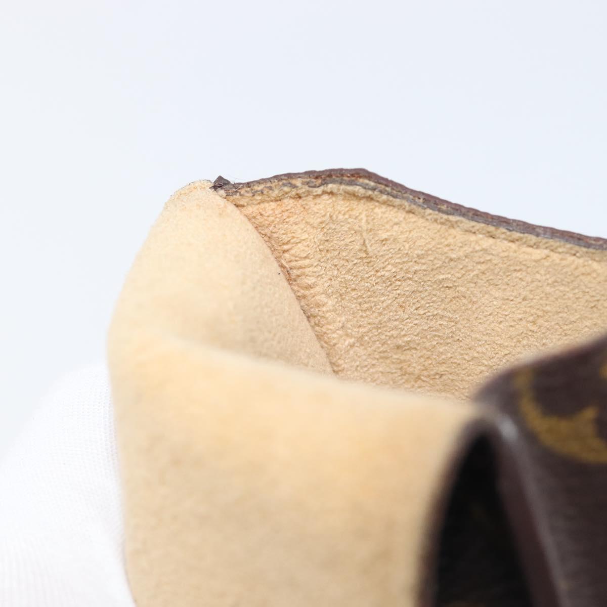 LOUIS VUITTON Monogram Etui a Lunettes Rabat Glasses Case M62970 LV Auth BA15413