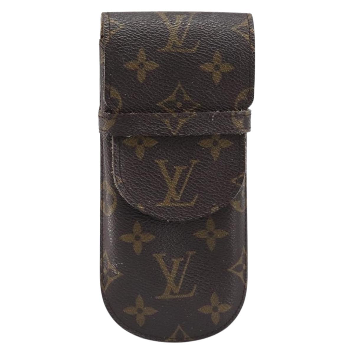 LOUIS VUITTON Monogram Etui a Lunettes Rabat Glasses Case M62970 LV Auth BA15413