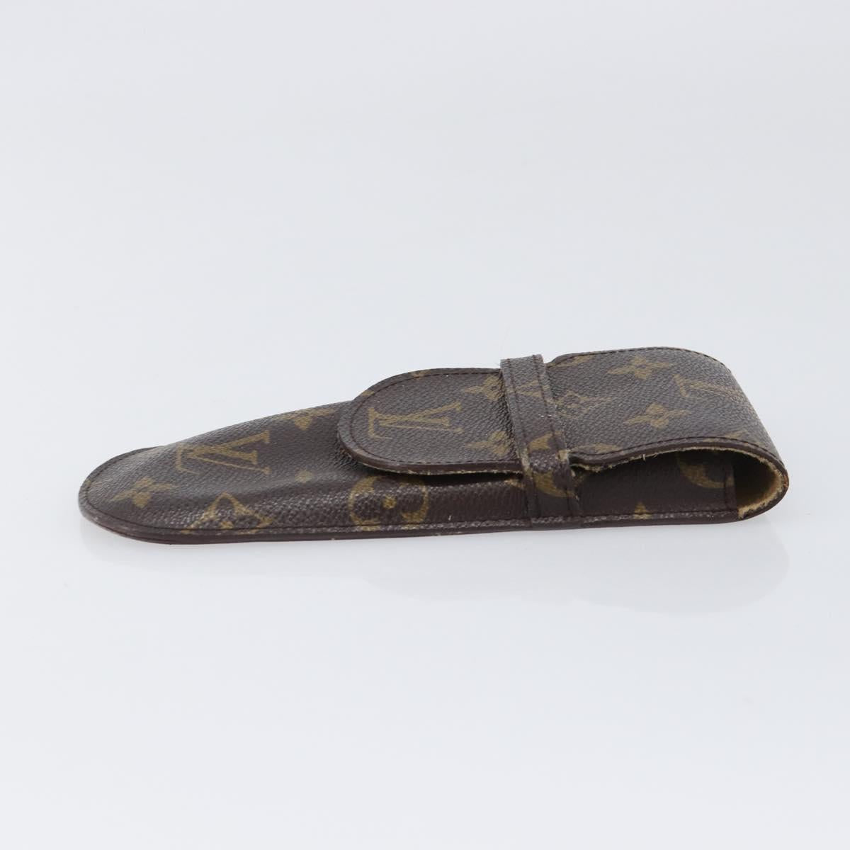 LOUIS VUITTON Monogram Etui a Lunettes Rabat Glasses Case M62970 LV Auth BA15413