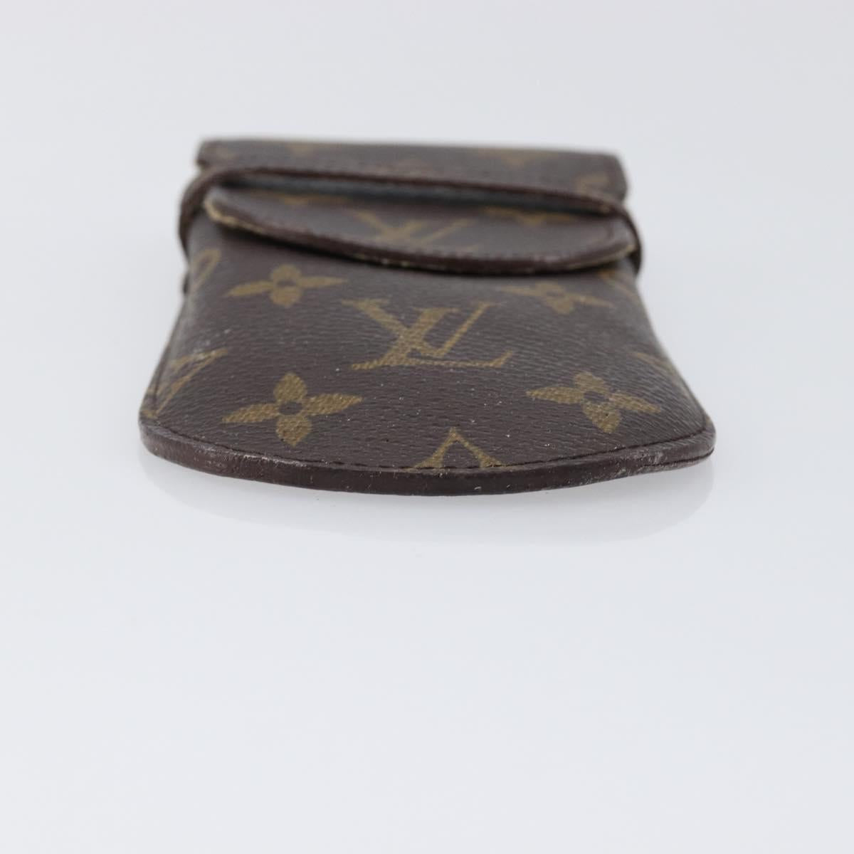 LOUIS VUITTON Monogram Etui a Lunettes Rabat Glasses Case M62970 LV Auth BA15413