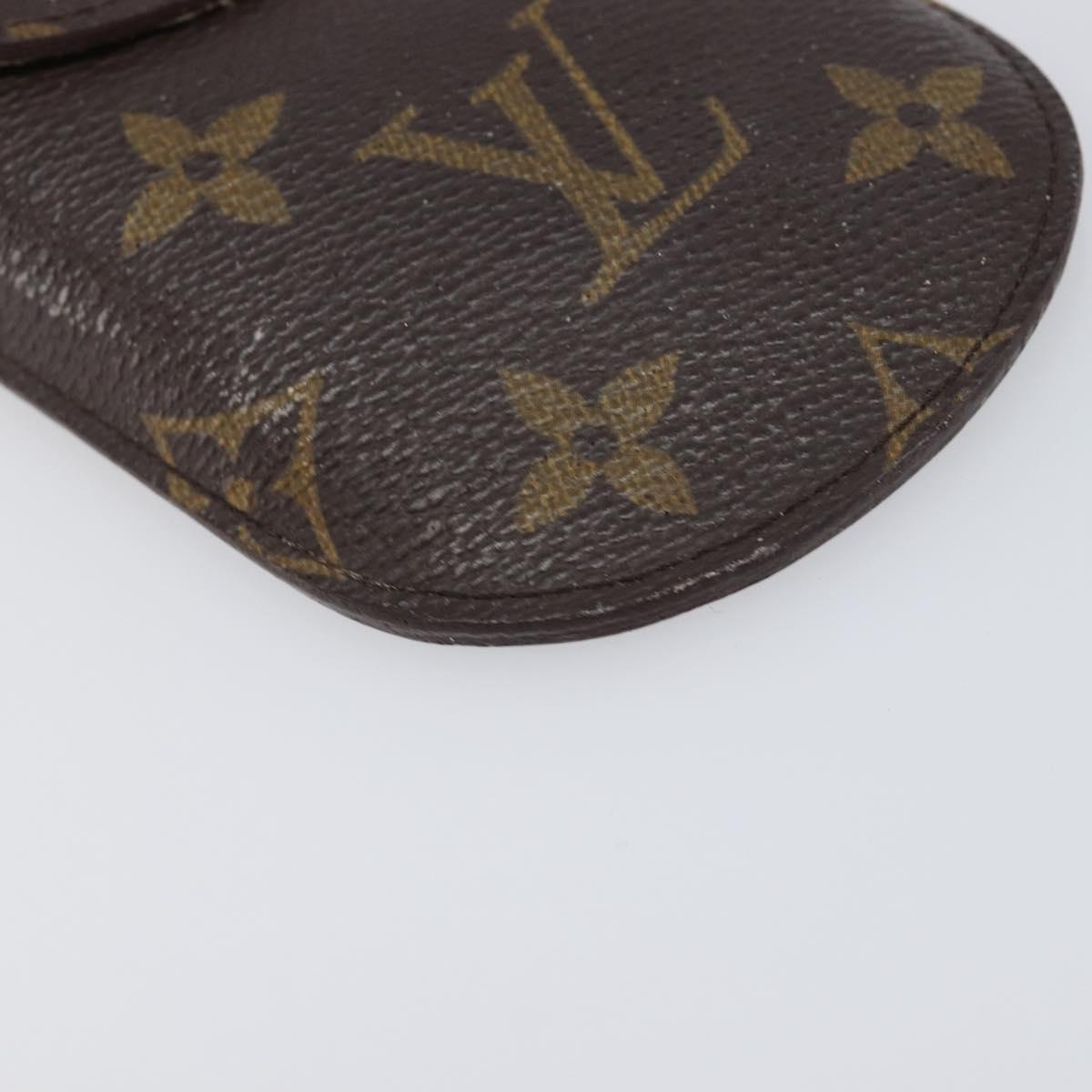 LOUIS VUITTON Monogram Etui a Lunettes Rabat Glasses Case M62970 LV Auth BA15413