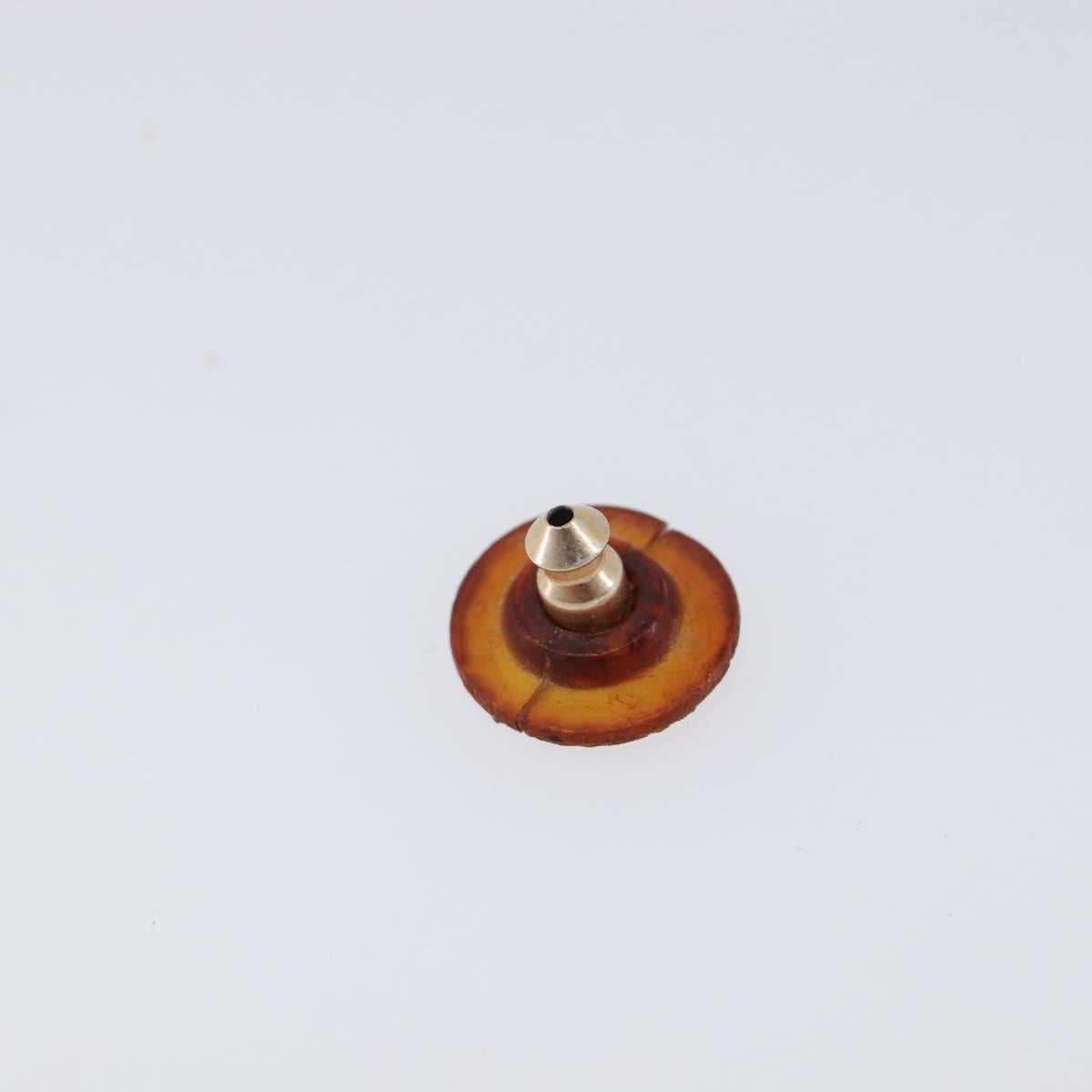 Christian Dior Earring Metal Gold Tone Auth BA15415