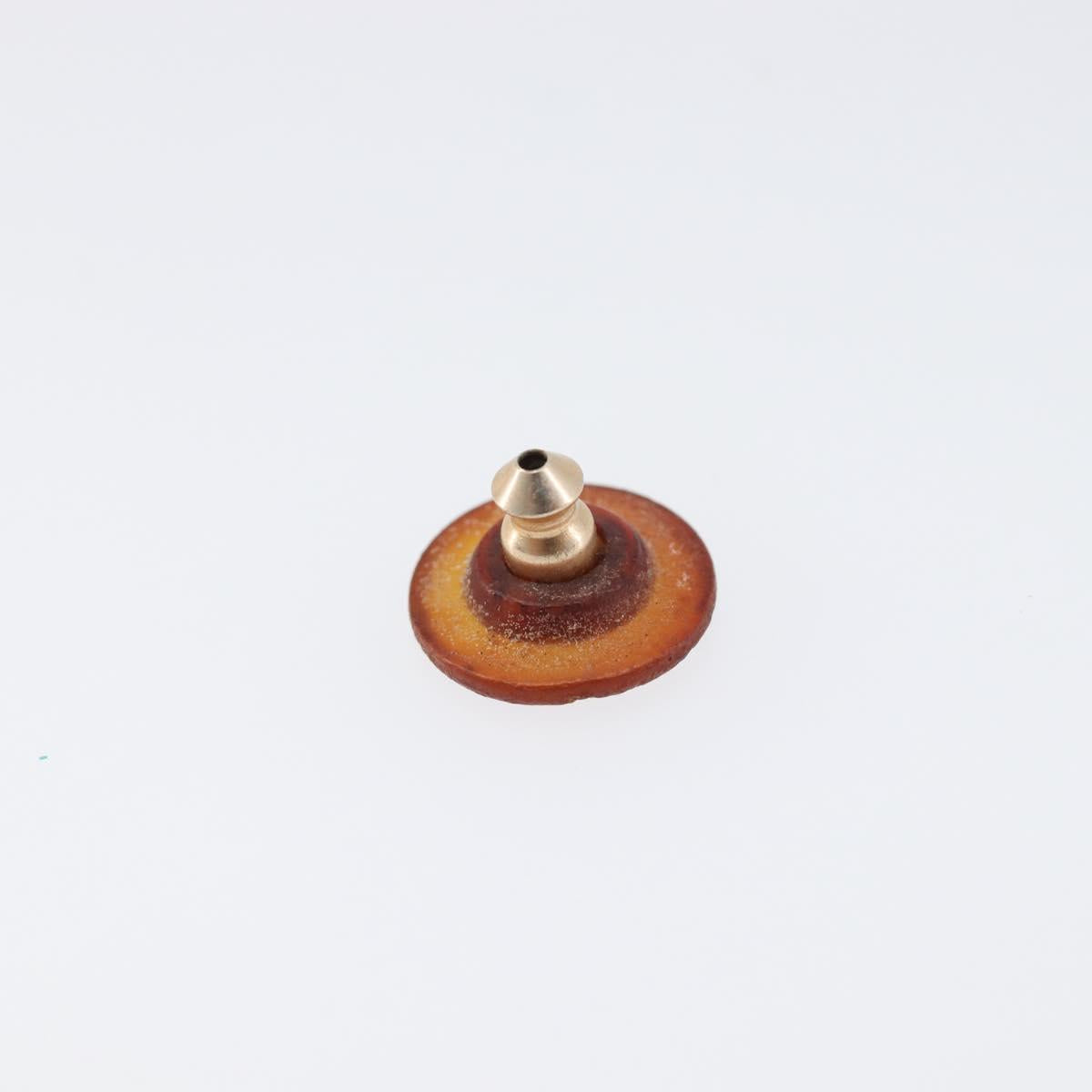 Christian Dior Earring Metal Gold Tone Auth BA15415