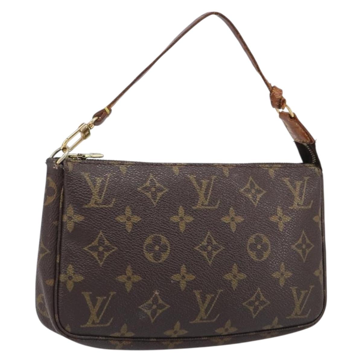 LOUIS VUITTON Monogram Pochette Accessoires Pouch M51980 LV Auth BA15426