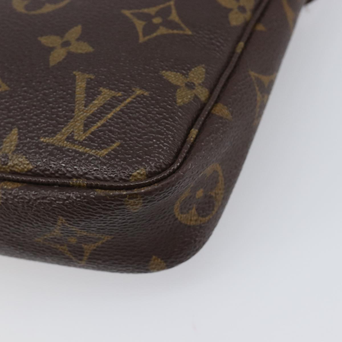 LOUIS VUITTON Monogram Pochette Accessoires Pouch M51980 LV Auth BA15426