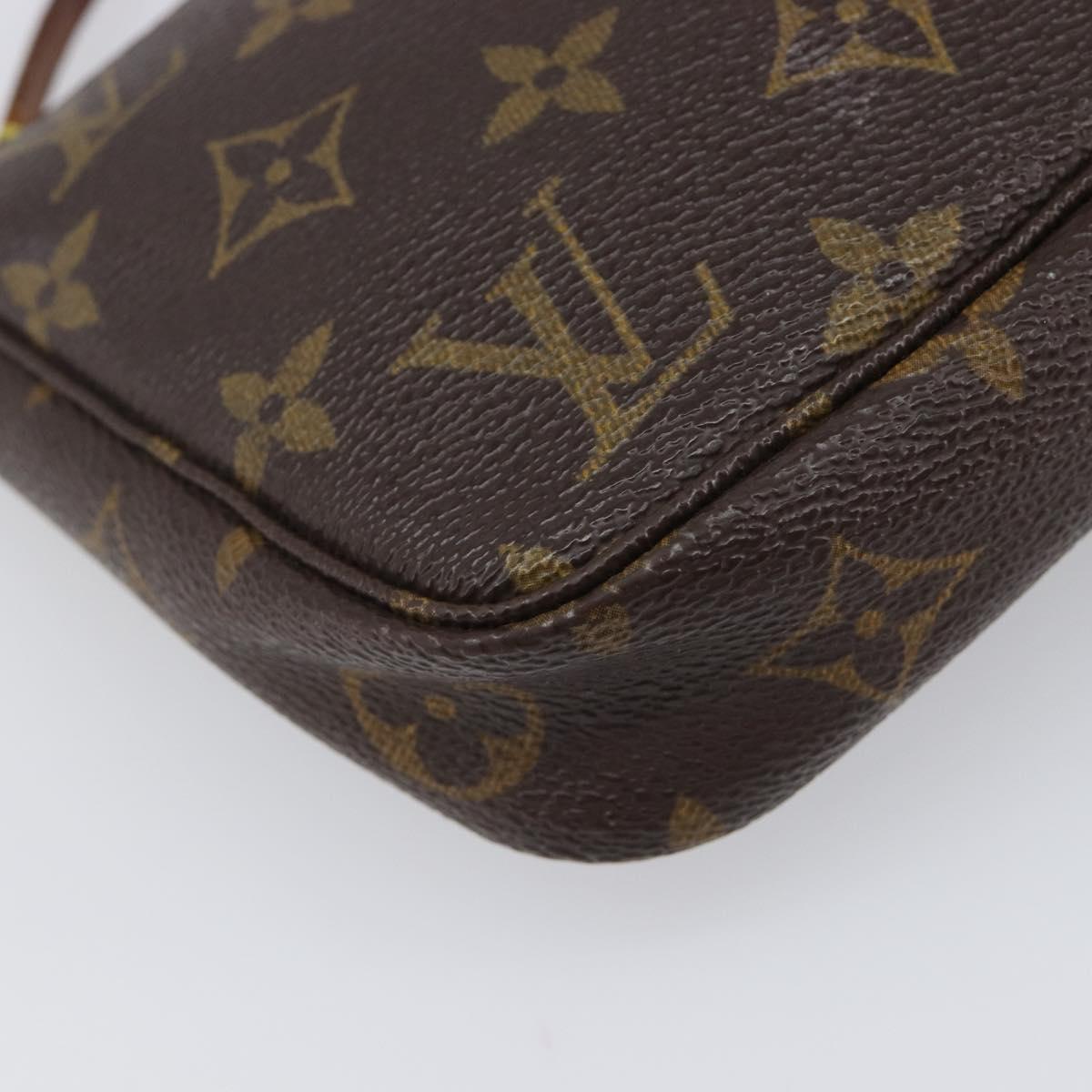 LOUIS VUITTON Monogram Pochette Accessoires Pouch M51980 LV Auth BA15426