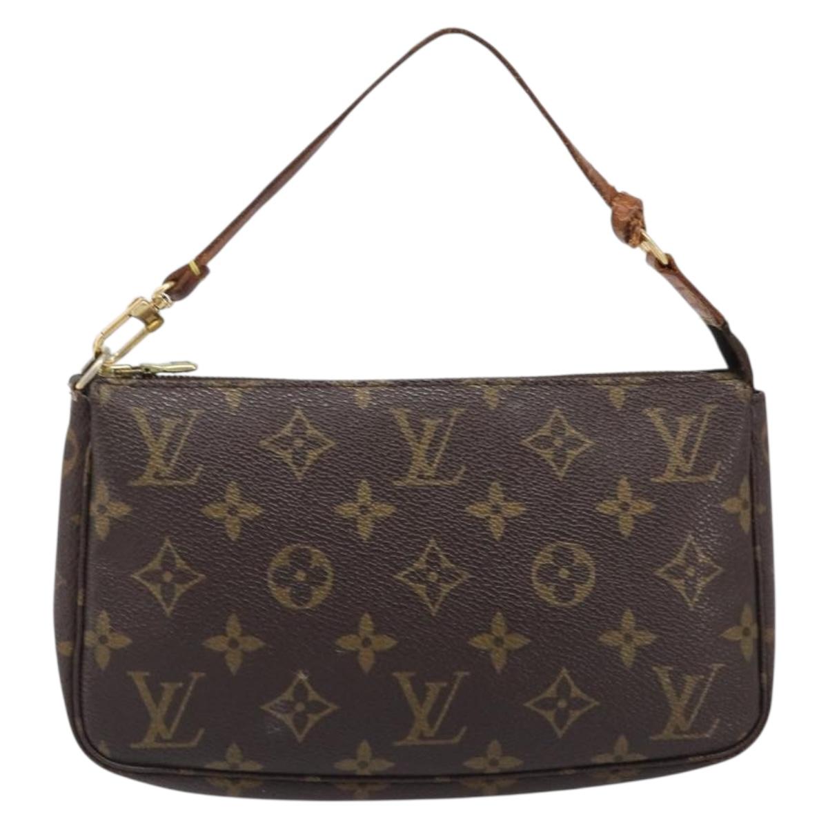 LOUIS VUITTON Monogram Pochette Accessoires Pouch M51980 LV Auth BA15426