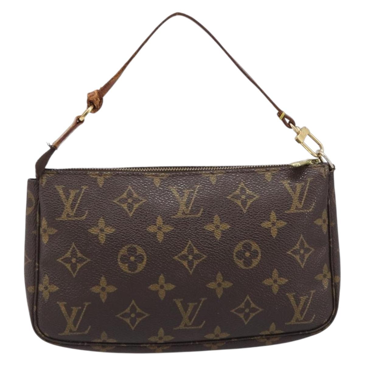LOUIS VUITTON Monogram Pochette Accessoires Pouch M51980 LV Auth BA15426