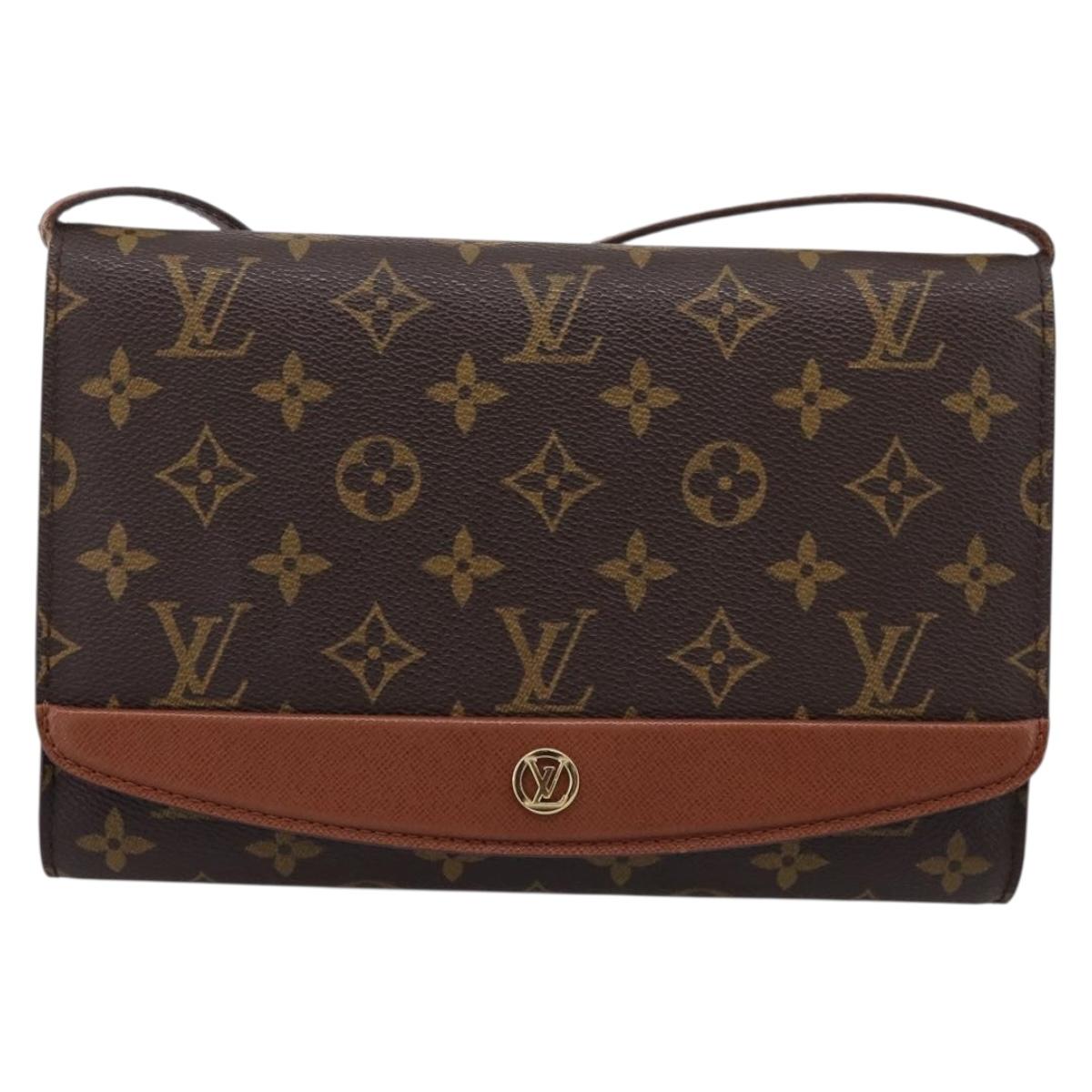 LOUIS VUITTON Monogram Bordeaux 24 Shoulder Bag M51798 LV Auth BA15427