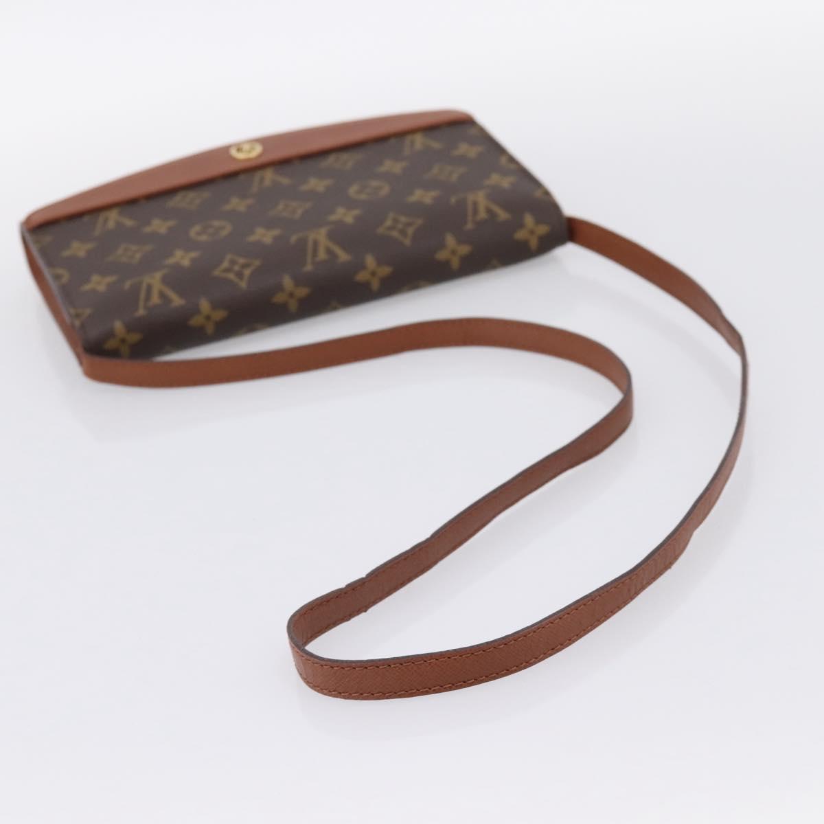 LOUIS VUITTON Monogram Bordeaux 24 Shoulder Bag M51798 LV Auth BA15427