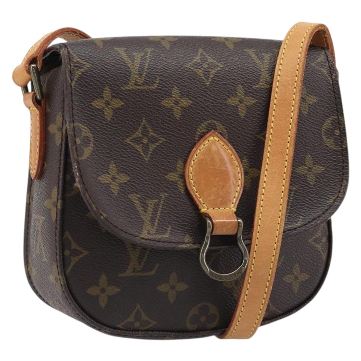 LOUIS VUITTON Monogram Saint Cloud PM Shoulder Bag M51244 LV Auth BA15431A
