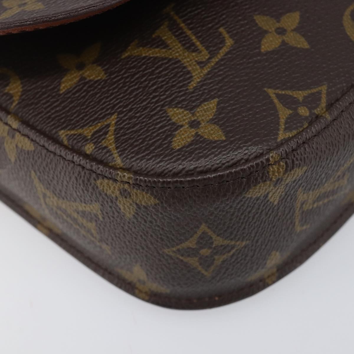 LOUIS VUITTON Monogram Saint Cloud PM Shoulder Bag M51244 LV Auth BA15431A