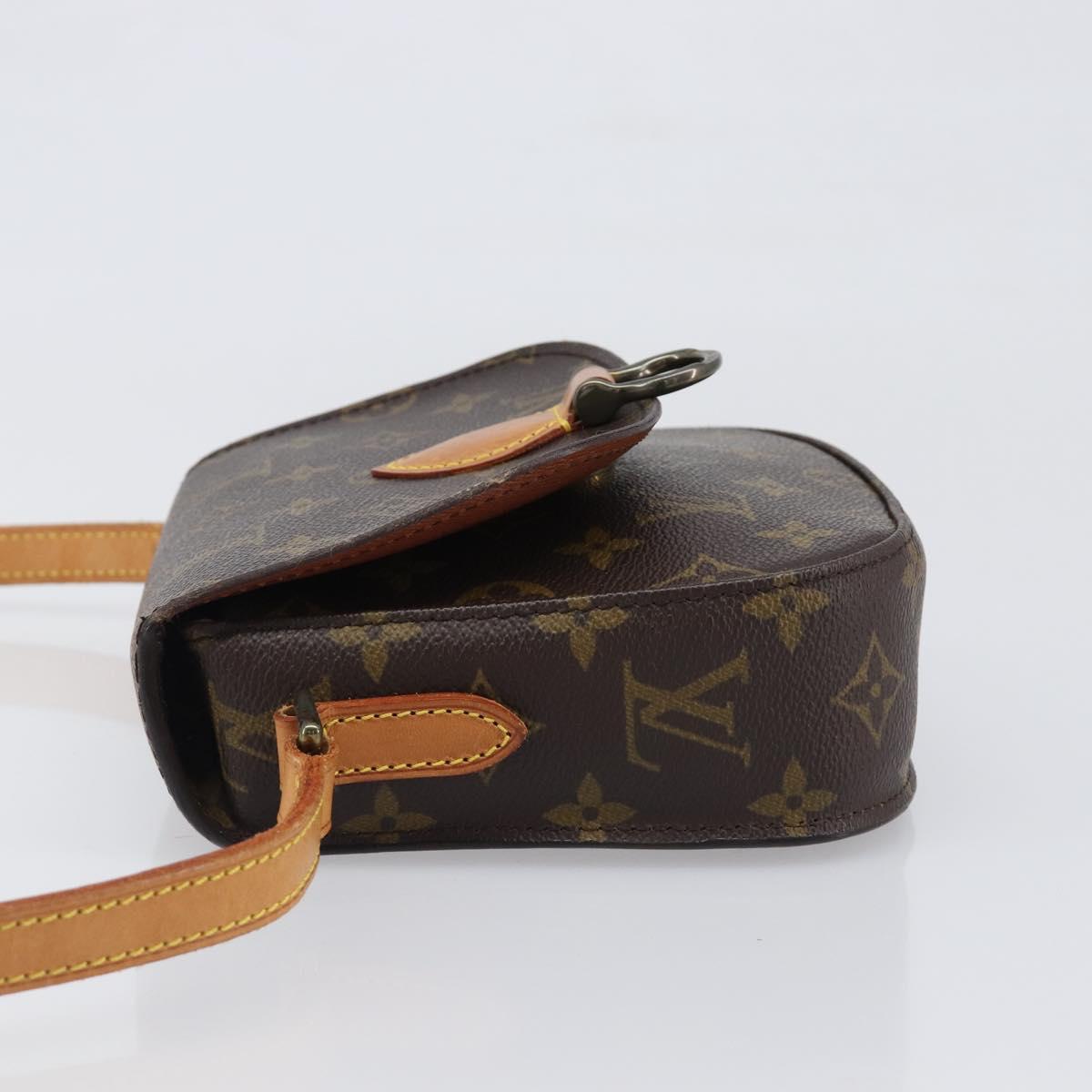 LOUIS VUITTON Monogram Saint Cloud PM Shoulder Bag M51244 LV Auth BA15431A