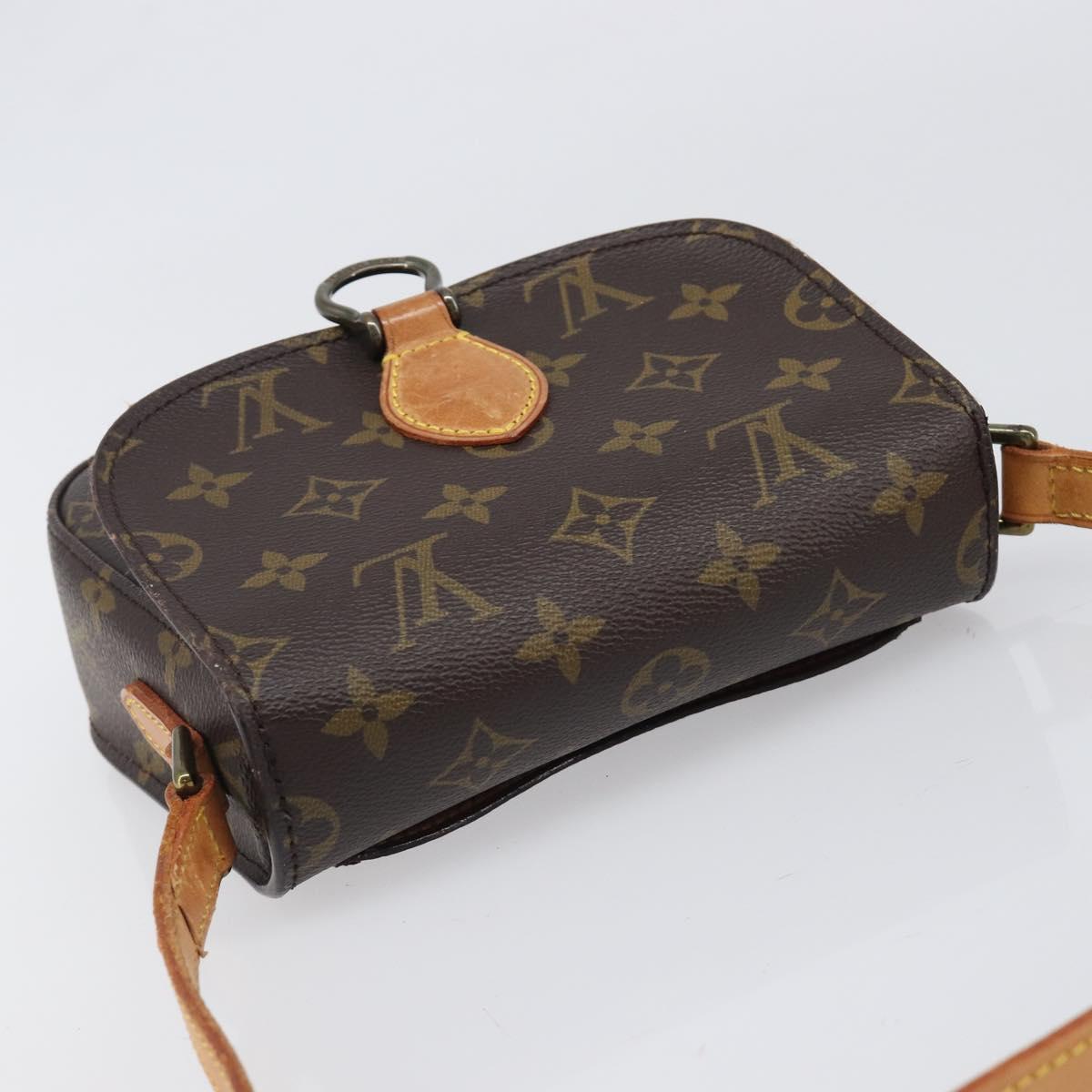LOUIS VUITTON Monogram Saint Cloud PM Shoulder Bag M51244 LV Auth BA15431A