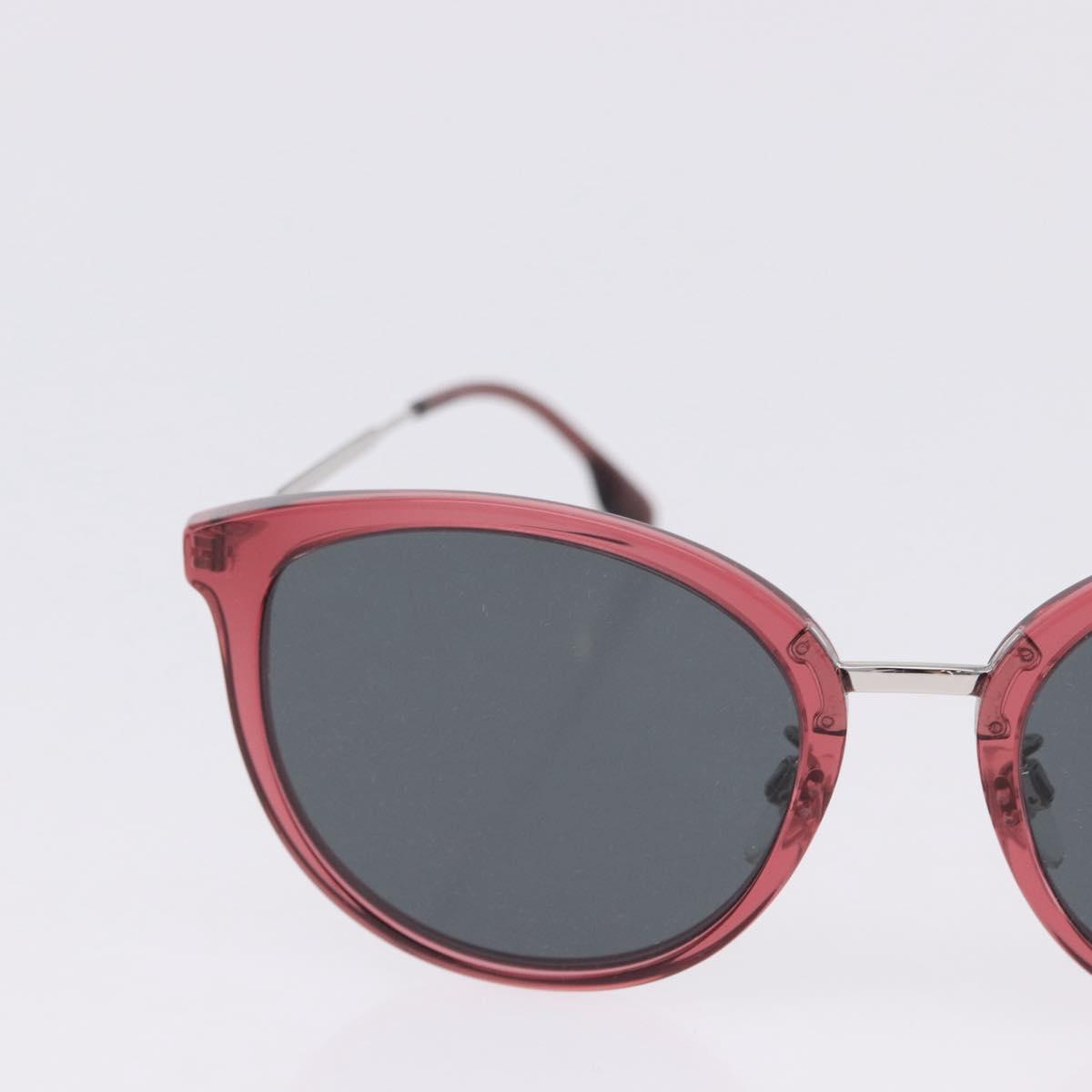 BURBERRY Sunglasses Plastic 2 Set Red Silver Gold Auth BA15437