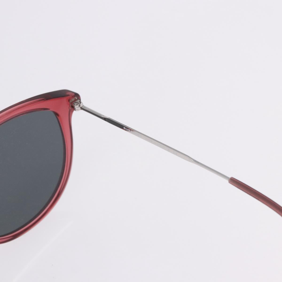 BURBERRY Sunglasses Plastic 2 Set Red Silver Gold Auth BA15437