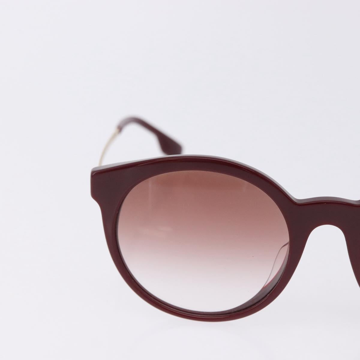 BURBERRY Sunglasses Plastic 2 Set Red Silver Gold Auth BA15437
