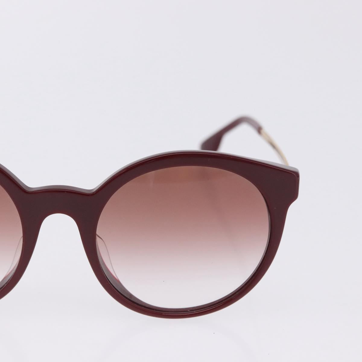 BURBERRY Sunglasses Plastic 2 Set Red Silver Gold Auth BA15437