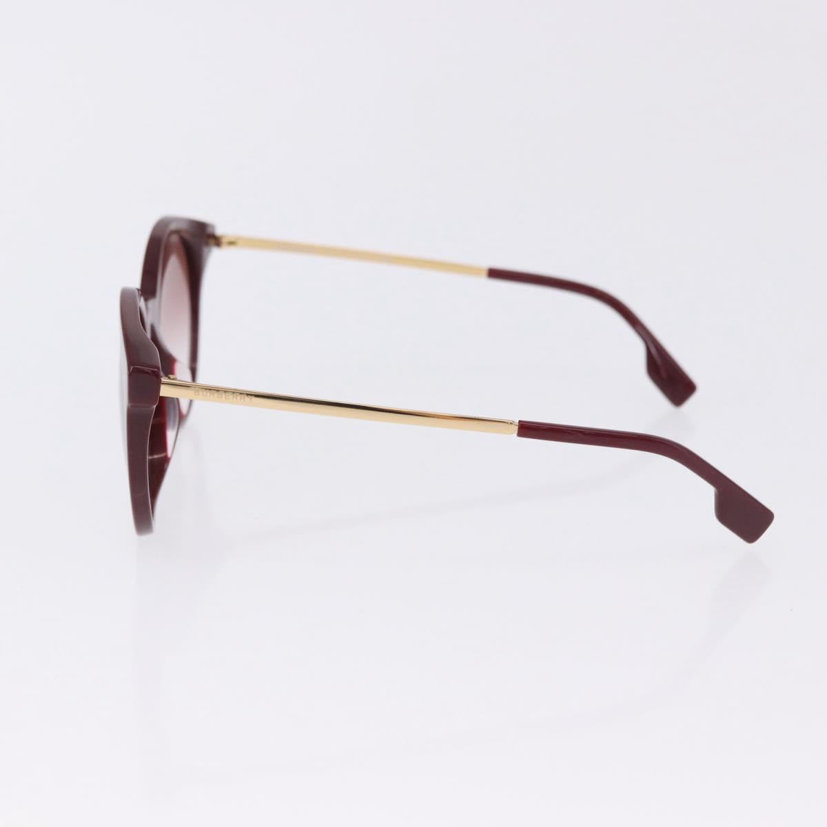 BURBERRY Sunglasses Plastic 2 Set Red Silver Gold Auth BA15437