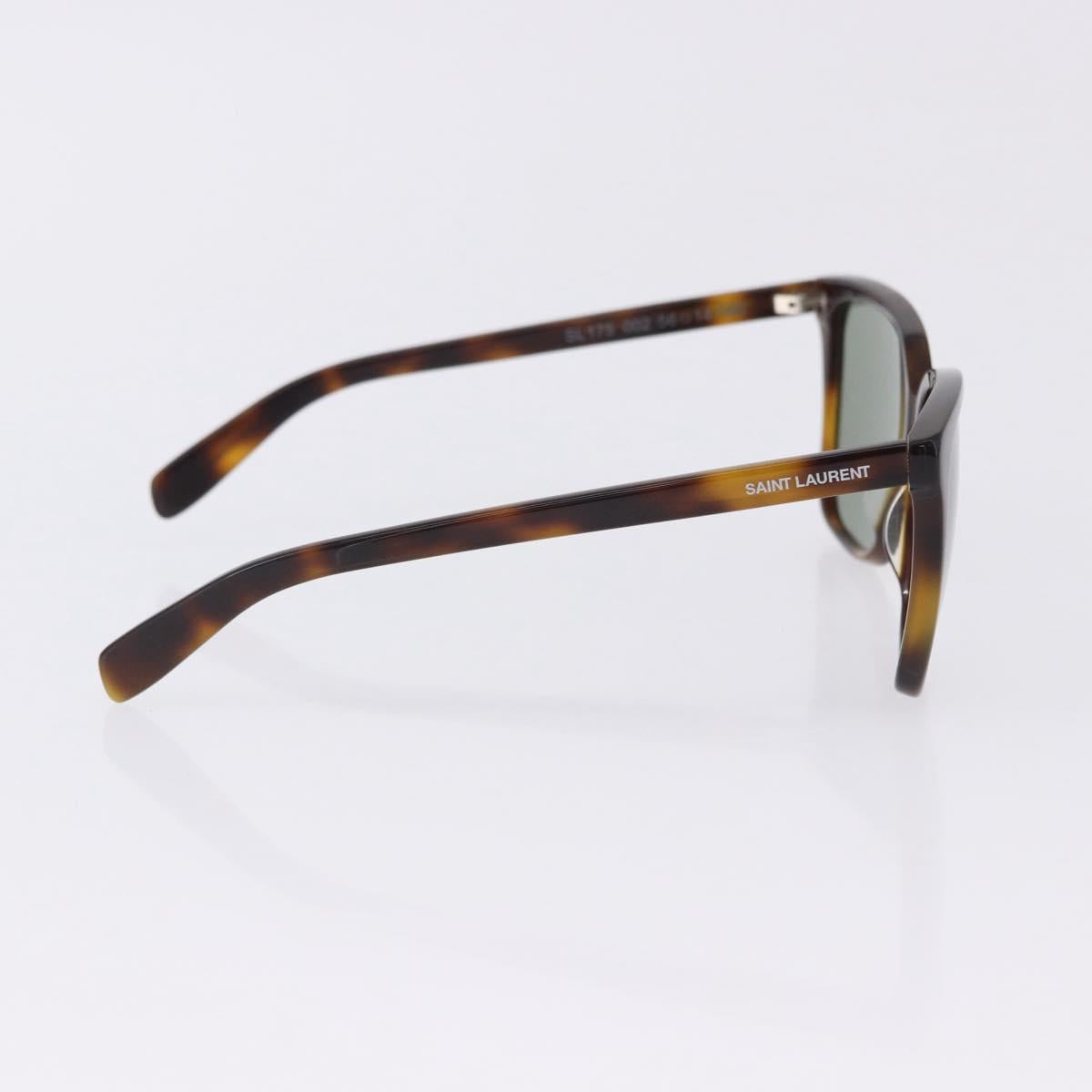 SAINT LAURENT Sunglasses Plastic 2 Set Brown Black Auth BA15438