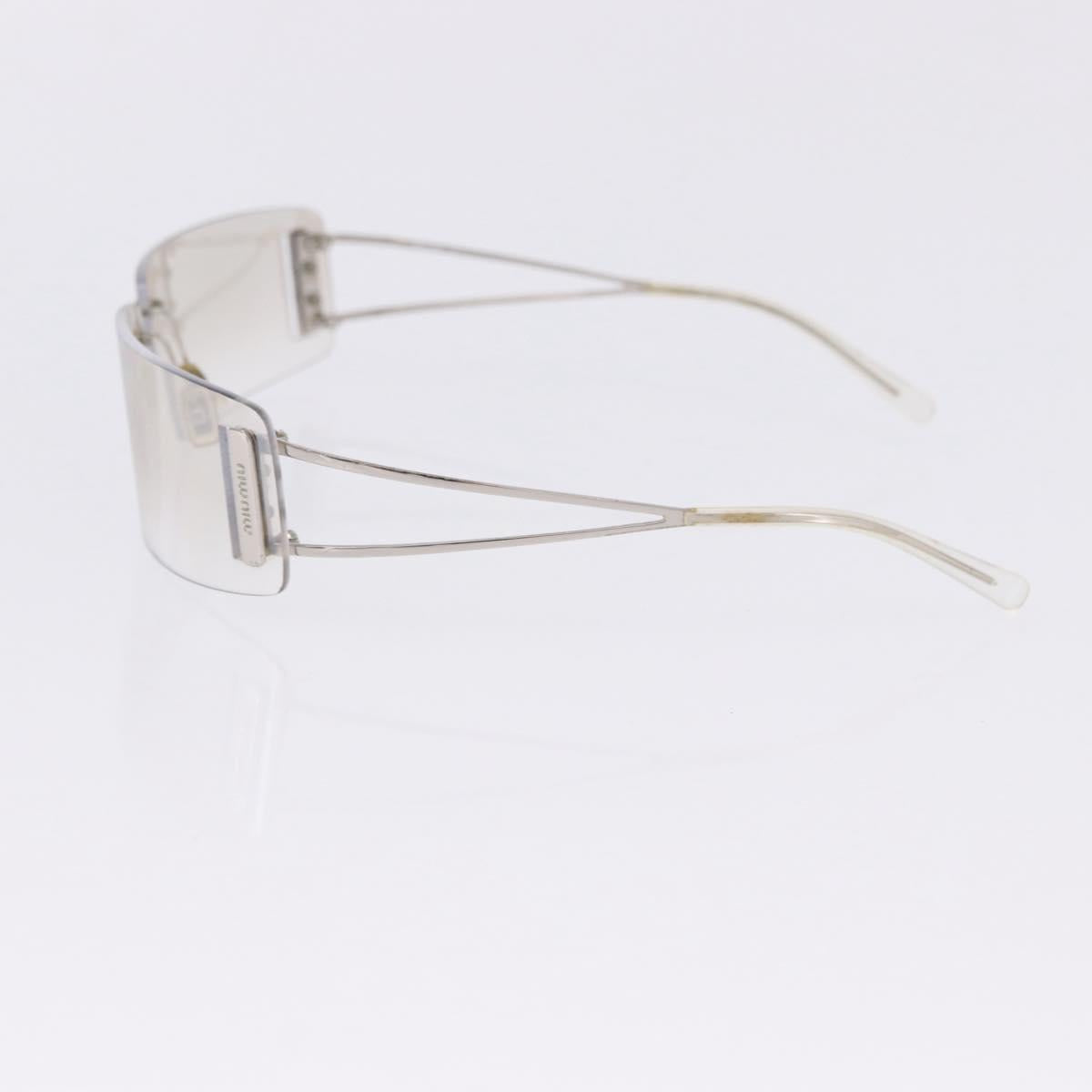 Christian Dior MIUMIU PRADA Sunglasses Plastic 3 Set Black Silver Auth BA15439