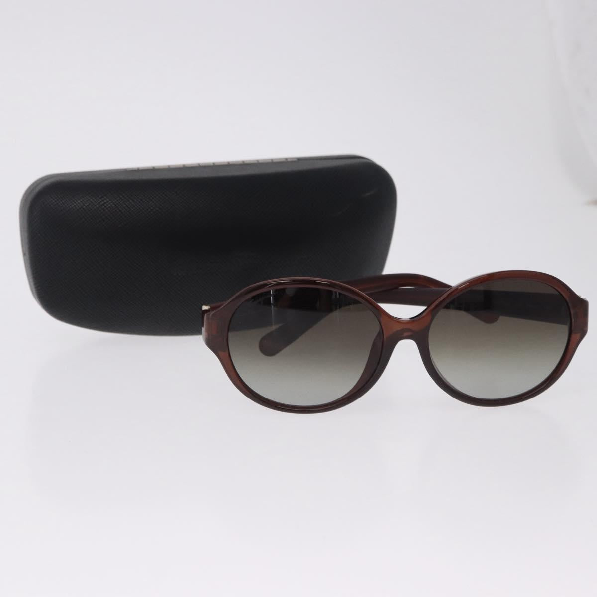 Salvatore Ferragamo Sunglasses Plastic Brown Gold Tone Auth BA15441V