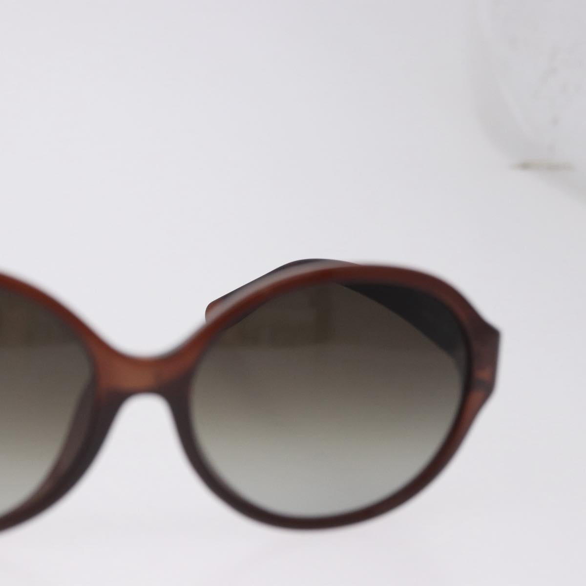 Salvatore Ferragamo Sunglasses Plastic Brown Gold Tone Auth BA15441V