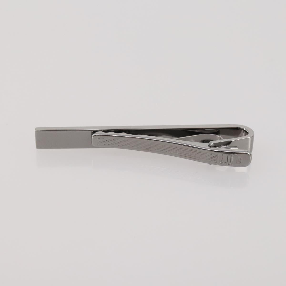 SAINT LAURENT dunhill Cuffs Tie Pin Metal 4 Set Gold Tone Silver Auth BA15443