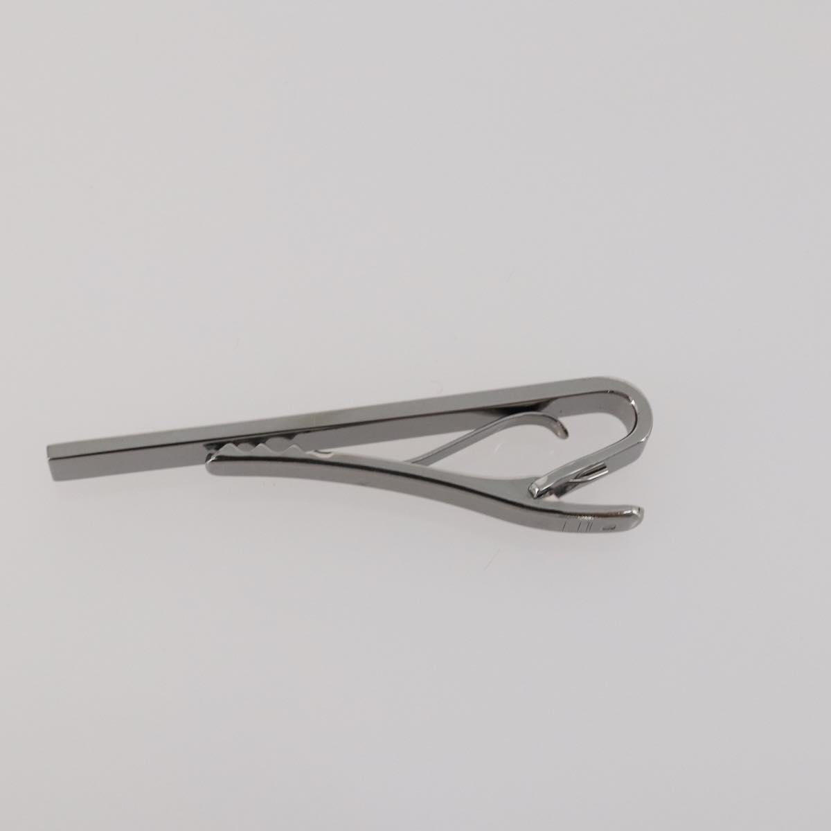 SAINT LAURENT dunhill Cuffs Tie Pin Metal 4 Set Gold Tone Silver Auth BA15443