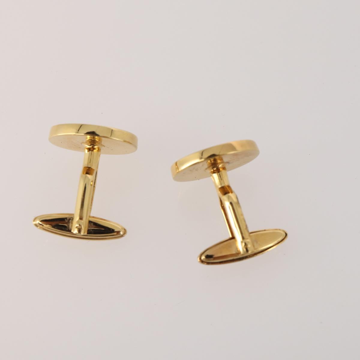 SAINT LAURENT dunhill Cuffs Tie Pin Metal 4 Set Gold Tone Silver Auth BA15443