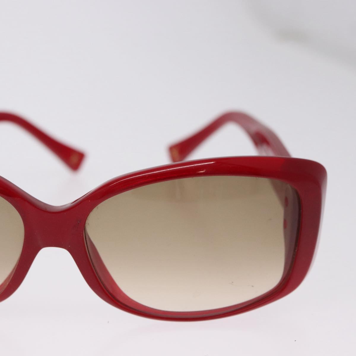 LOUIS VUITTON Spouson GM Sunglasses Plastic Red Gold Tone Z0076E LV Auth BA15450