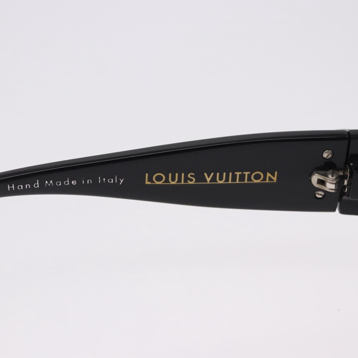 LOUIS VUITTON Ursula Strauss Sunglasses Plastic Black Z0145E LV Auth BA15451V