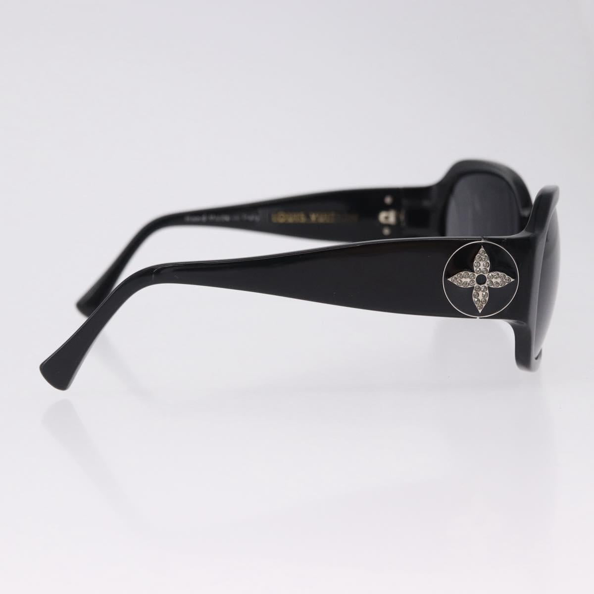 LOUIS VUITTON Ursula Strauss Sunglasses Plastic Black Z0145E LV Auth BA15451V