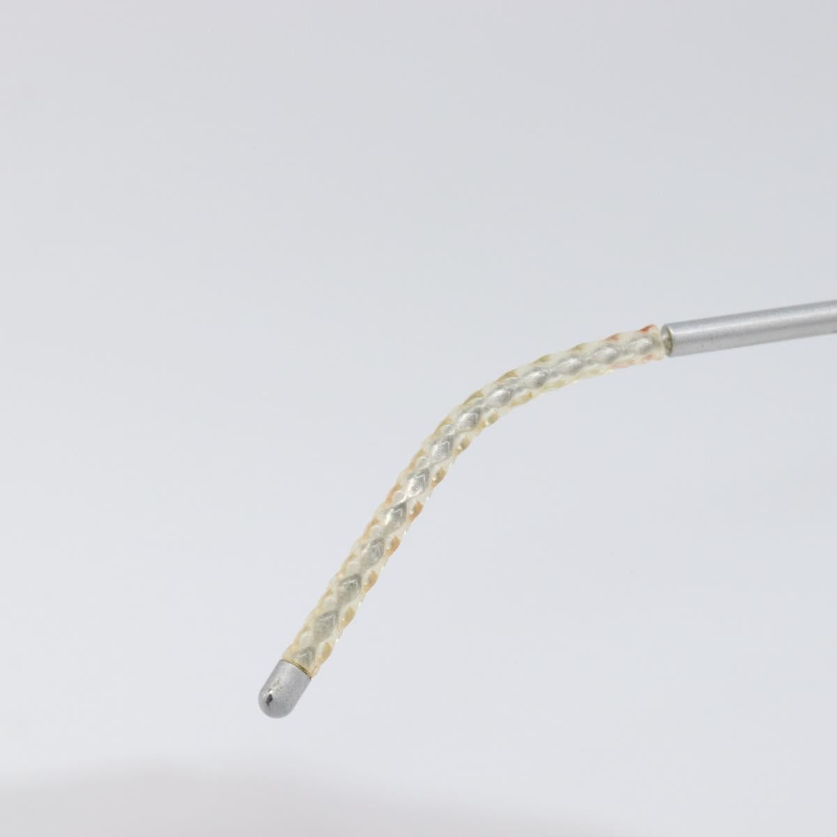 CHANEL Rimless Sunglasses Metal Silver CC Auth BA15458