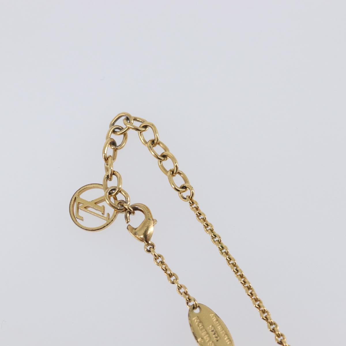 LOUIS VUITTON LV&ME K GP Bracelet Metal Gold Tone M67168 LV Auth BA15461V