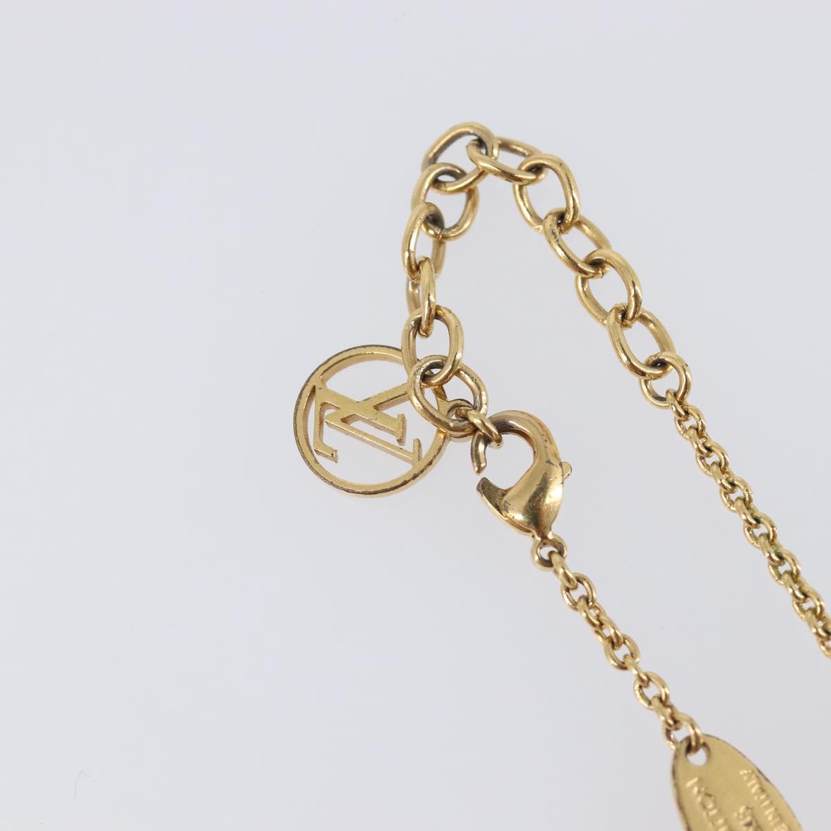 LOUIS VUITTON LV&ME K GP Bracelet Metal Gold Tone M67168 LV Auth BA15461V