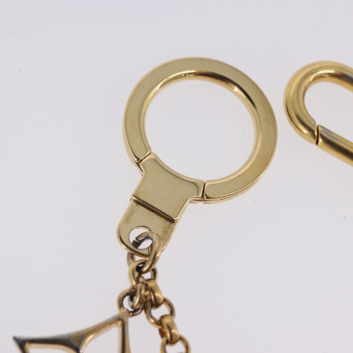 LOUIS VUITTON Fleur de Monogram Charm Metal Gold Tone LV Auth BA15463