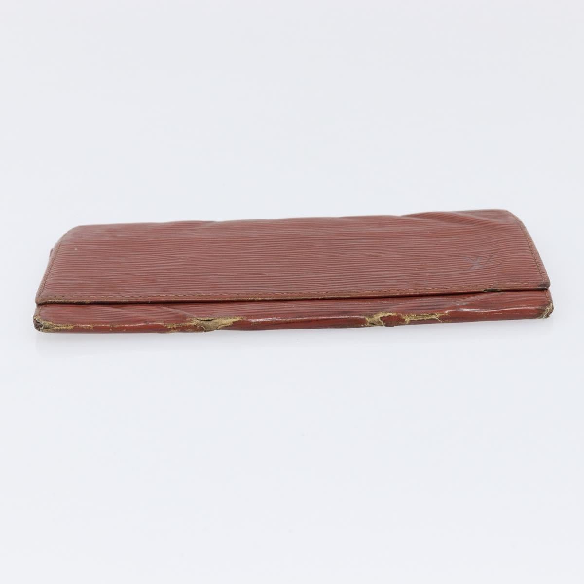 LOUIS VUITTON Epi Wallet 5 Set Red Black Blue LV Auth BA15467
