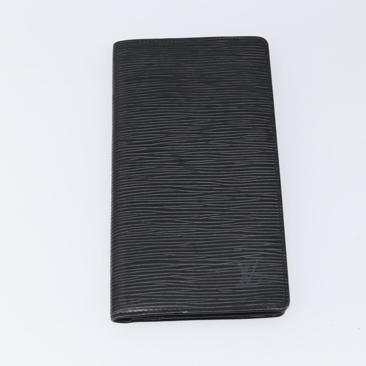 LOUIS VUITTON Epi Wallet 5 Set Red Black Blue LV Auth BA15467