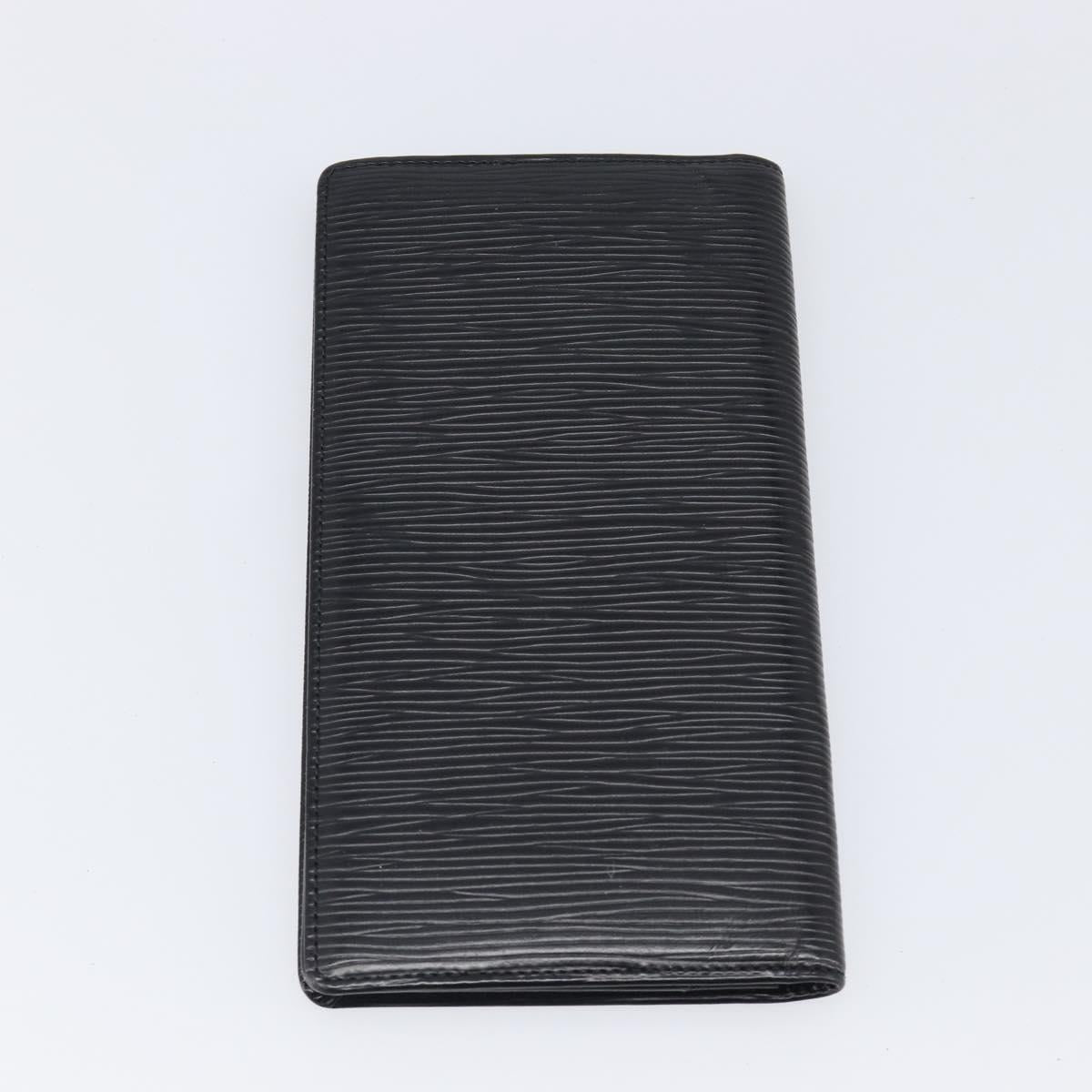 LOUIS VUITTON Epi Wallet 5 Set Red Black Blue LV Auth BA15467