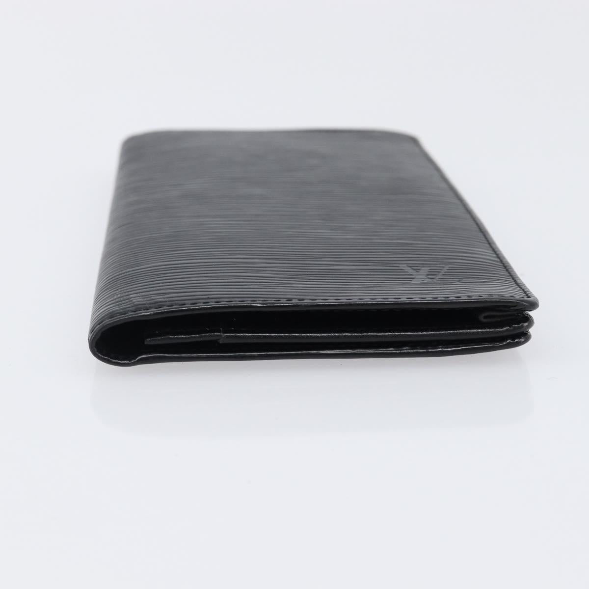 LOUIS VUITTON Epi Wallet 5 Set Red Black Blue LV Auth BA15467